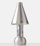 Natalia Criado Silver-plated metal table lamp
