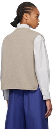 Cordera Taupe Cotton Vest
