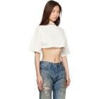 Palm Angels White Classic Logo Mini T-shirt
