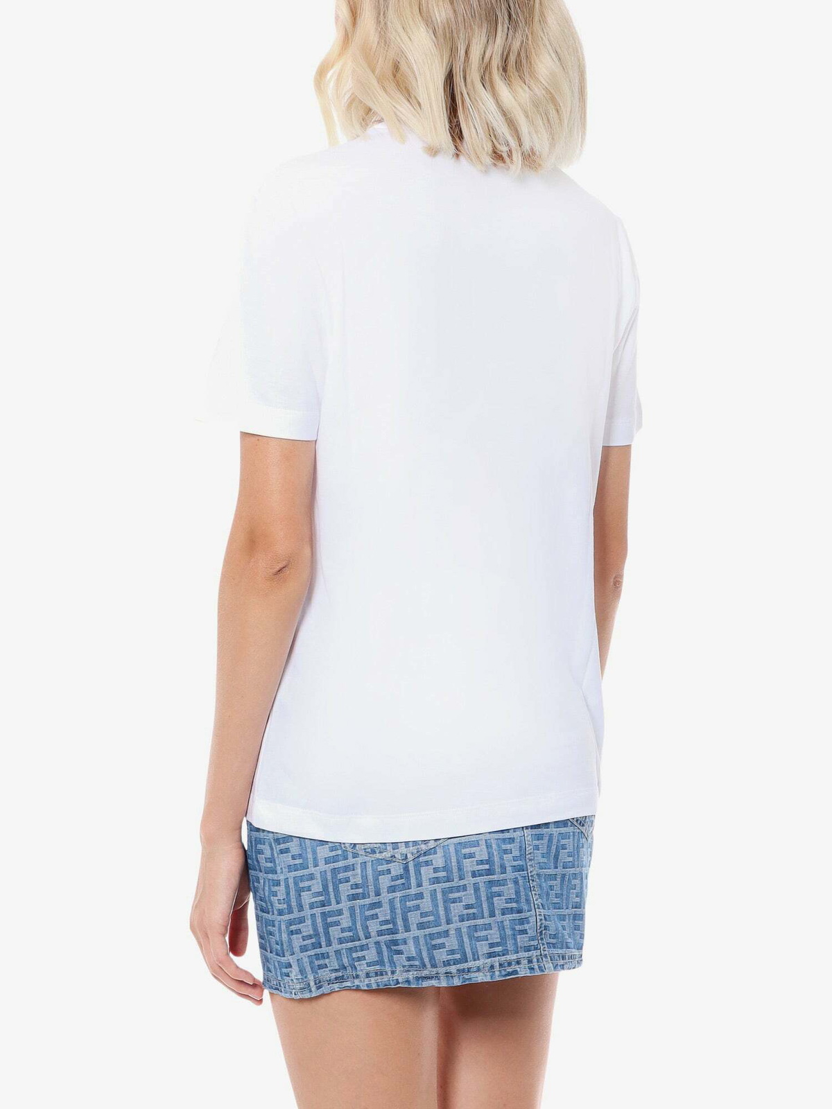 Fendi T Shirt White Womens Fendi Fendi T Shirt White Womens Fendi