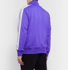 Palm Angels - Striped Logo-Print Tech-Jersey Track Jacket - Purple