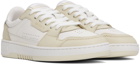 Axel Arigato White & Beige Dice Lo Sneakers