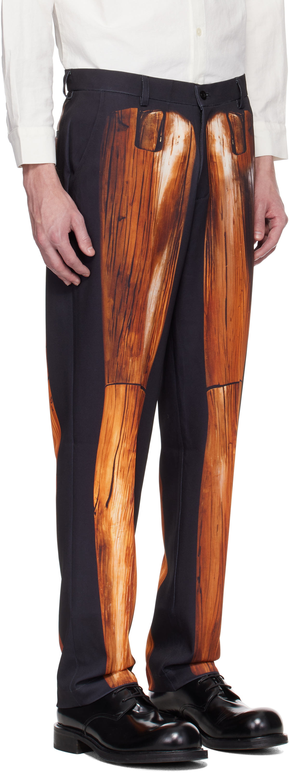 KidSuper Black Mannequin Figure Suit Trousers
