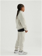 Fear of God Essentials Kids - Logo-Flocked Cotton-Blend Jersey Sweatpants - Neutrals