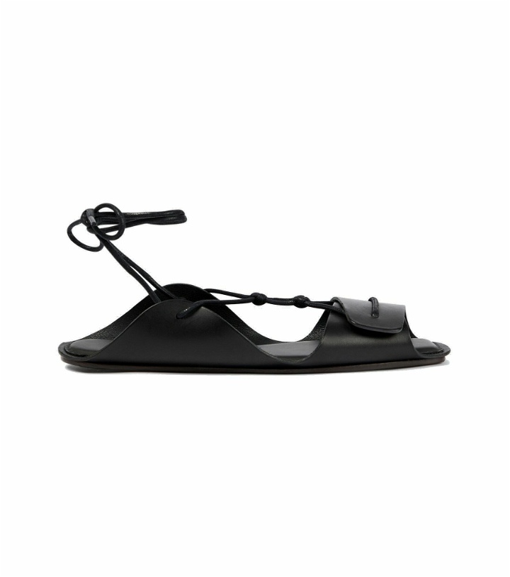 Photo: Lemaire - Flat Opanca leather sandals