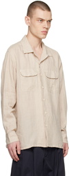 Engineered Garments Beige Classic Shirt