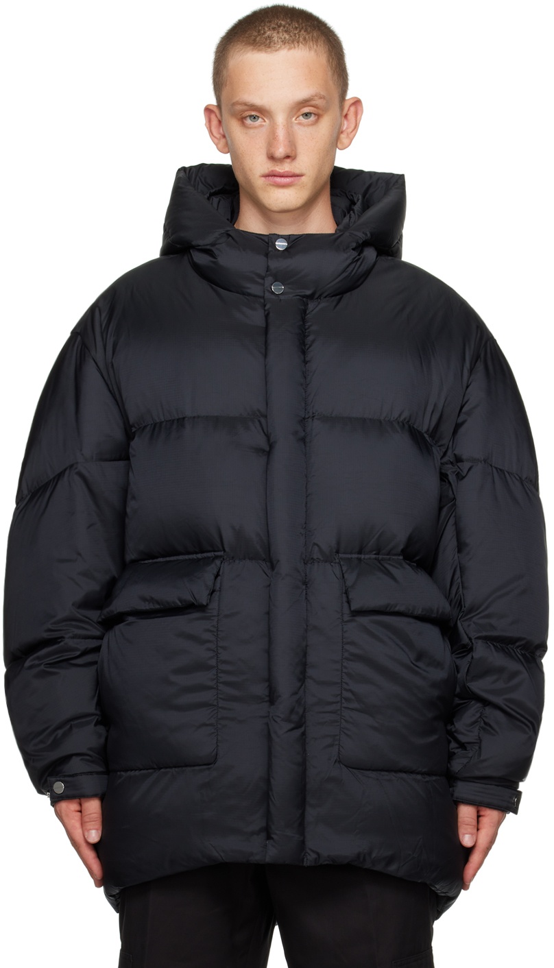 Wooyoungmi Black Quilted Down Jacket Wooyoungmi
