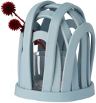 SKINNY SSENSE Exclusive Blue Ikebana Cage Vase