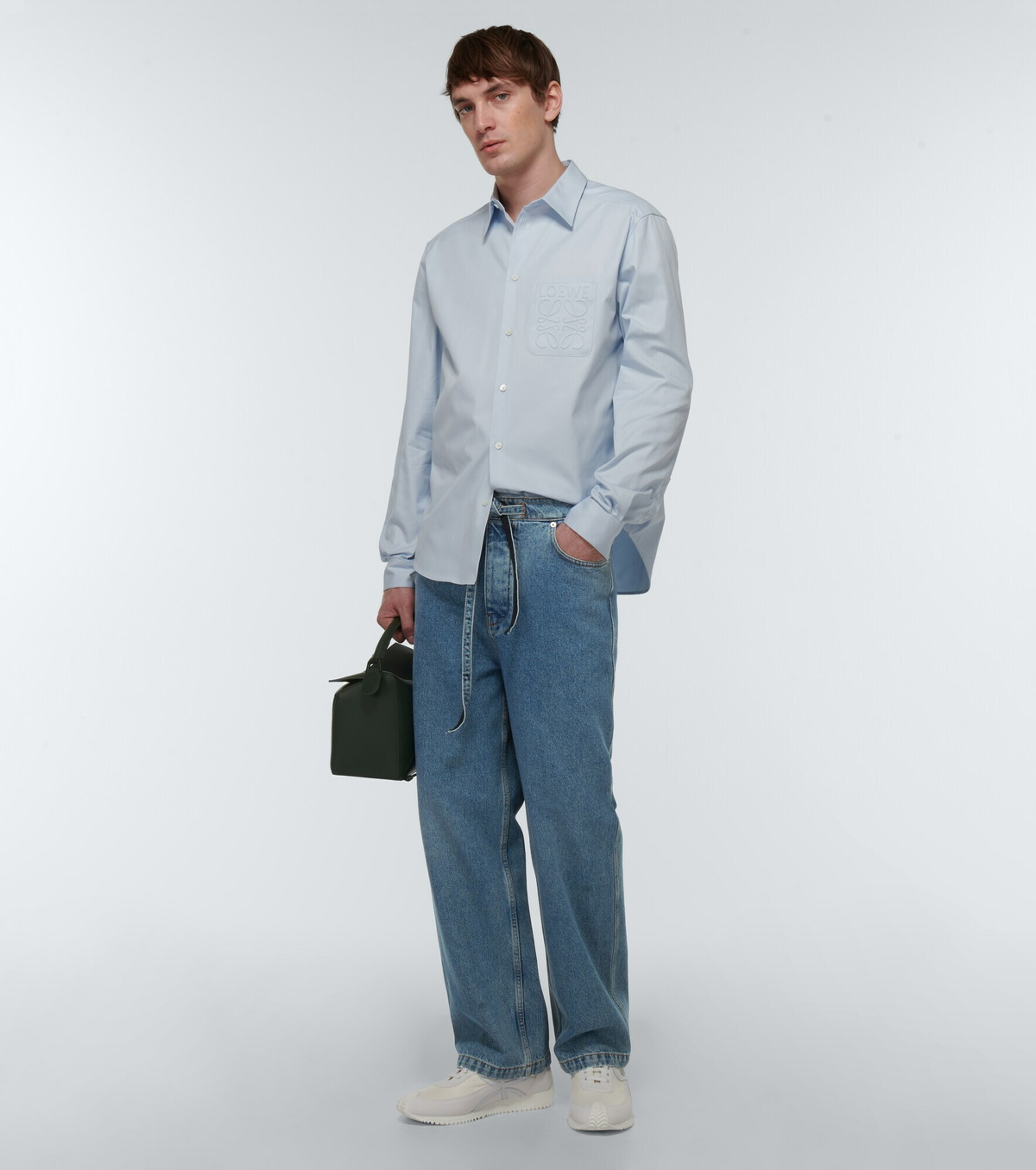 Loewe - Drawstring straight jeans Loewe Loewe - Drawstring straight jeans Loewe