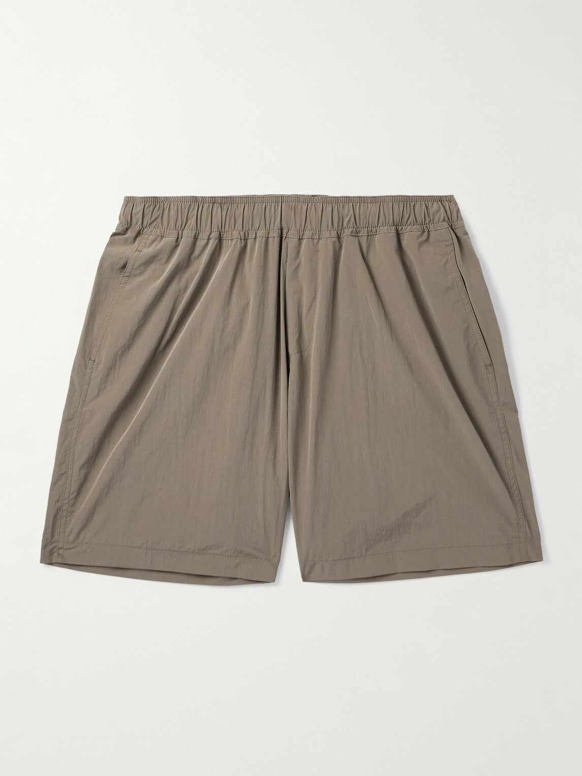 SSAM - Wide-Leg Shell Shorts - Brown