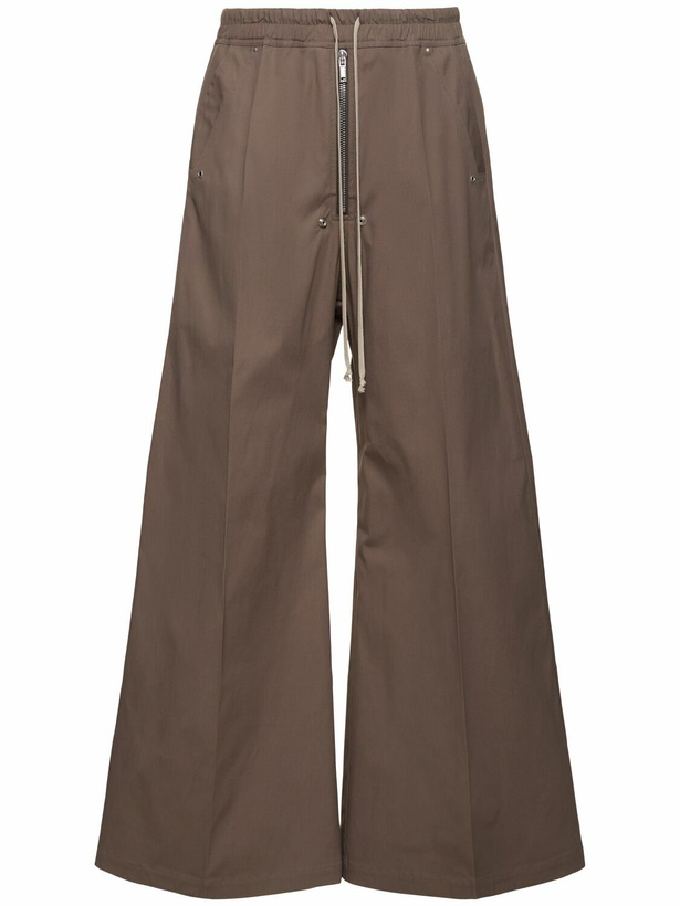 Photo: RICK OWENS - Wide Bela Stretch Cotton Pants