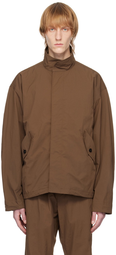 Photo: LE17SEPTEMBRE Brown Crinkled Jacket