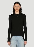 Courrèges - Suspender Strap Sweater in Black