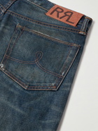 RRL - Straight-Leg Distressed Selvedge Jeans - Blue