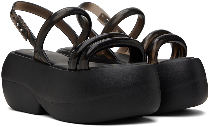 Melissa Black Melissa Airbubble Platform Sandals Melissa