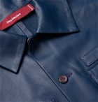 Sies Marjan - Oliver Leather Shirt Jacket - Blue