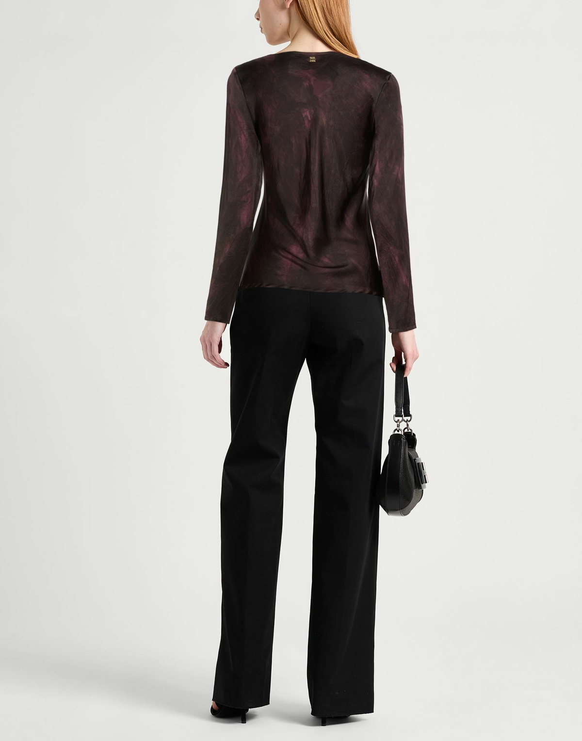 Manila Grace Womens Top Plum