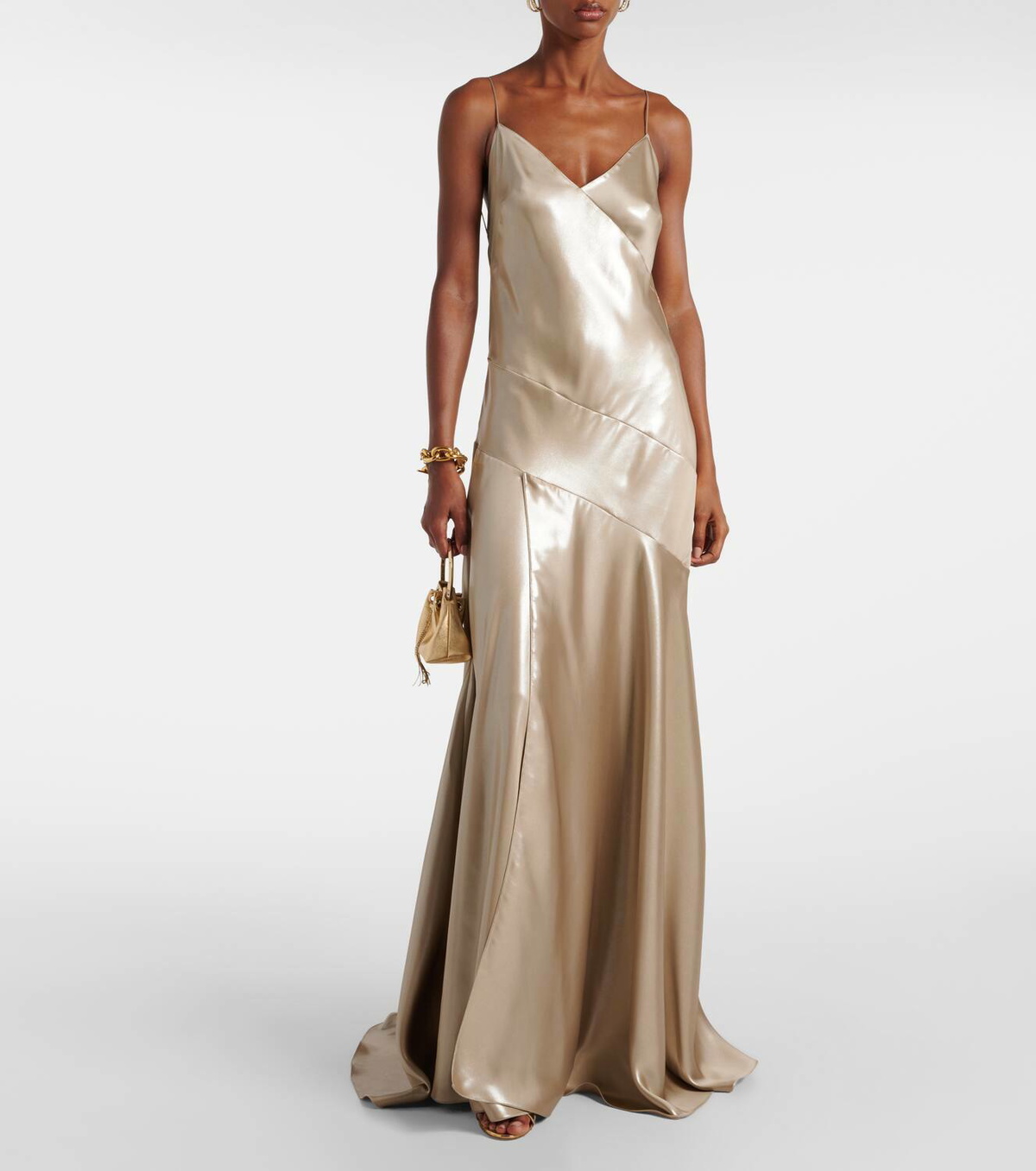 Ralph Lauren Collection Cay satin gown Ralph Lauren Collection