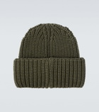 Moncler Grenoble Ribbed-knit virgin wool beanie