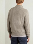 Massimo Alba - Liam Brushed Cashmere Half-Zip Sweater - Neutrals