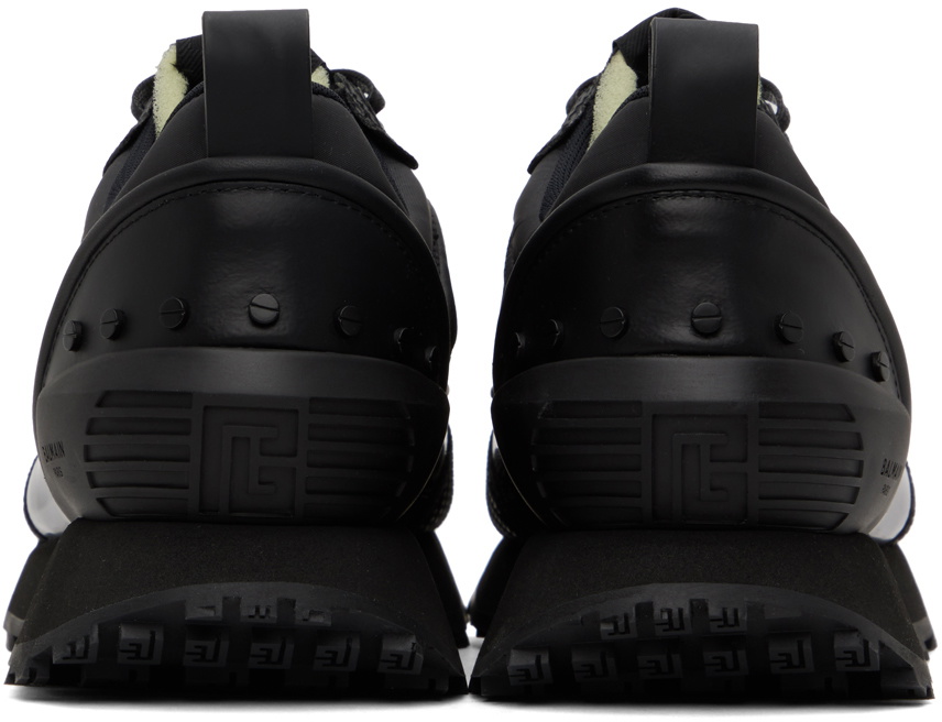 Balmain Black Racer Low-Top Sneakers Balmain