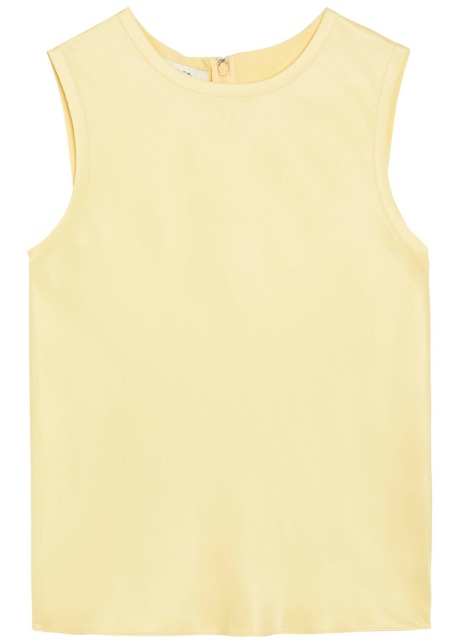 Vince Satin top Yellow