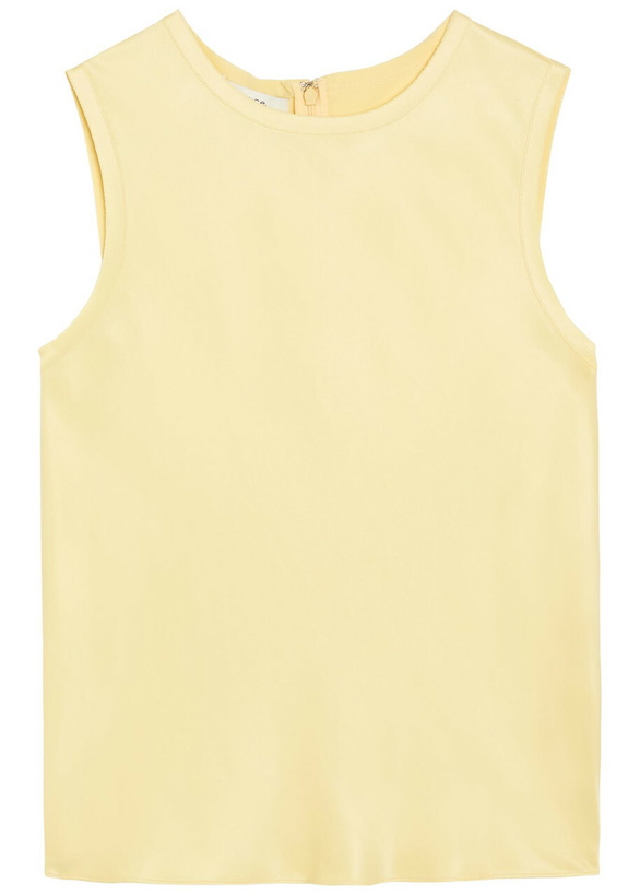 Photo: Vince Satin top Yellow