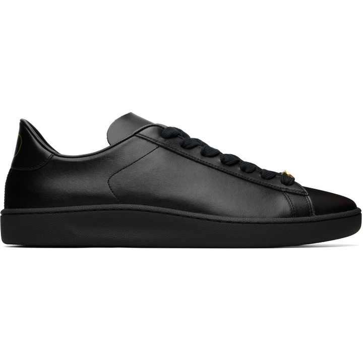 Photo: Valentino Garavani Black Nappa Calfskin Royco Sneakers