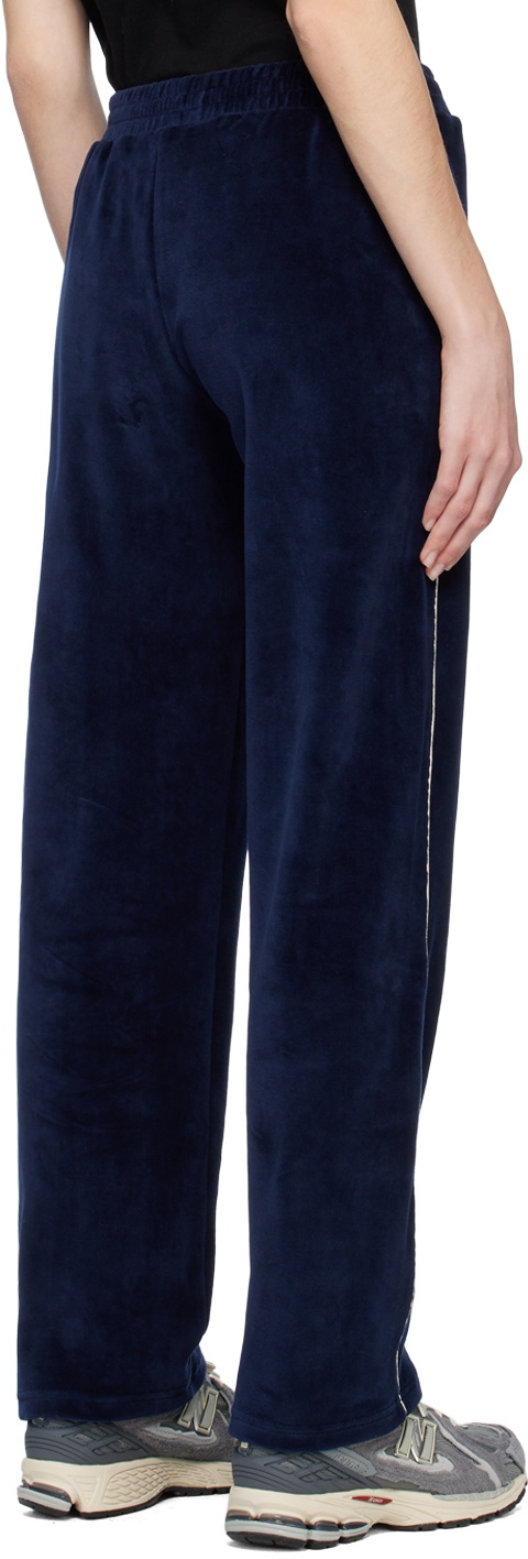 Sporty & Rich Navy SR Sport Track Lounge Pants Sporty & Rich