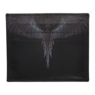 Marcelo Burlon County of Milan Black and Grey Wings Card Holder
