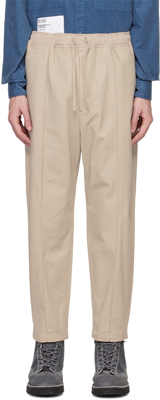 Photo: Izzue Beige Pinched Trousers