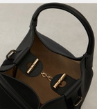 Loro Piana Bale Small leather bucket bag