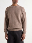 Boglioli - Virgin Wool and Cashmere-Blend Sweater - Brown