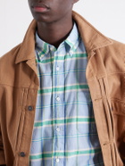 Beams Plus - Madras Button-Down Collar Checked Cotton Shirt - Blue
