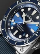 Bell & Ross - BR-03 Diver Automatic Stainless Steel Watch, Ref. BR03A-D-BLU-ST/SRB