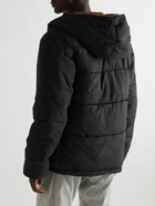 Pop Trading Company - Alex Quilted Nylon Hooded Jacket - Black