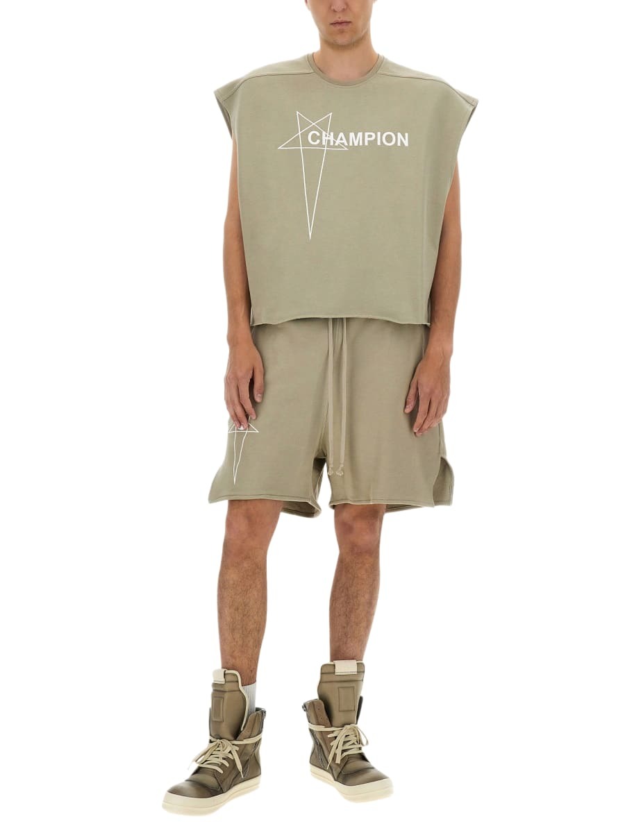 Rick Owens x Champion Cropped Micro Tatlin T-shirt Rick Owens