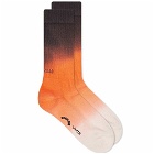 Socksss Men's Tennis Gradient Socks in Volcanic Tan
