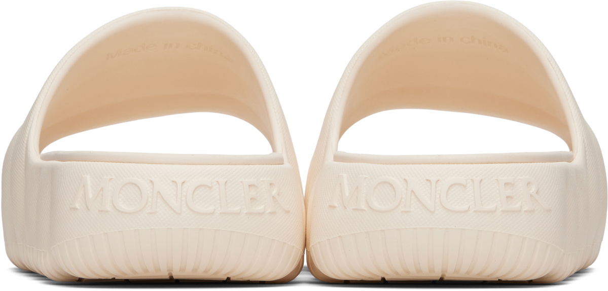 Moncler Off-White Lilo Quilted EVA Pool Slides