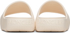Moncler Off-White Lilo Quilted EVA Pool Slides