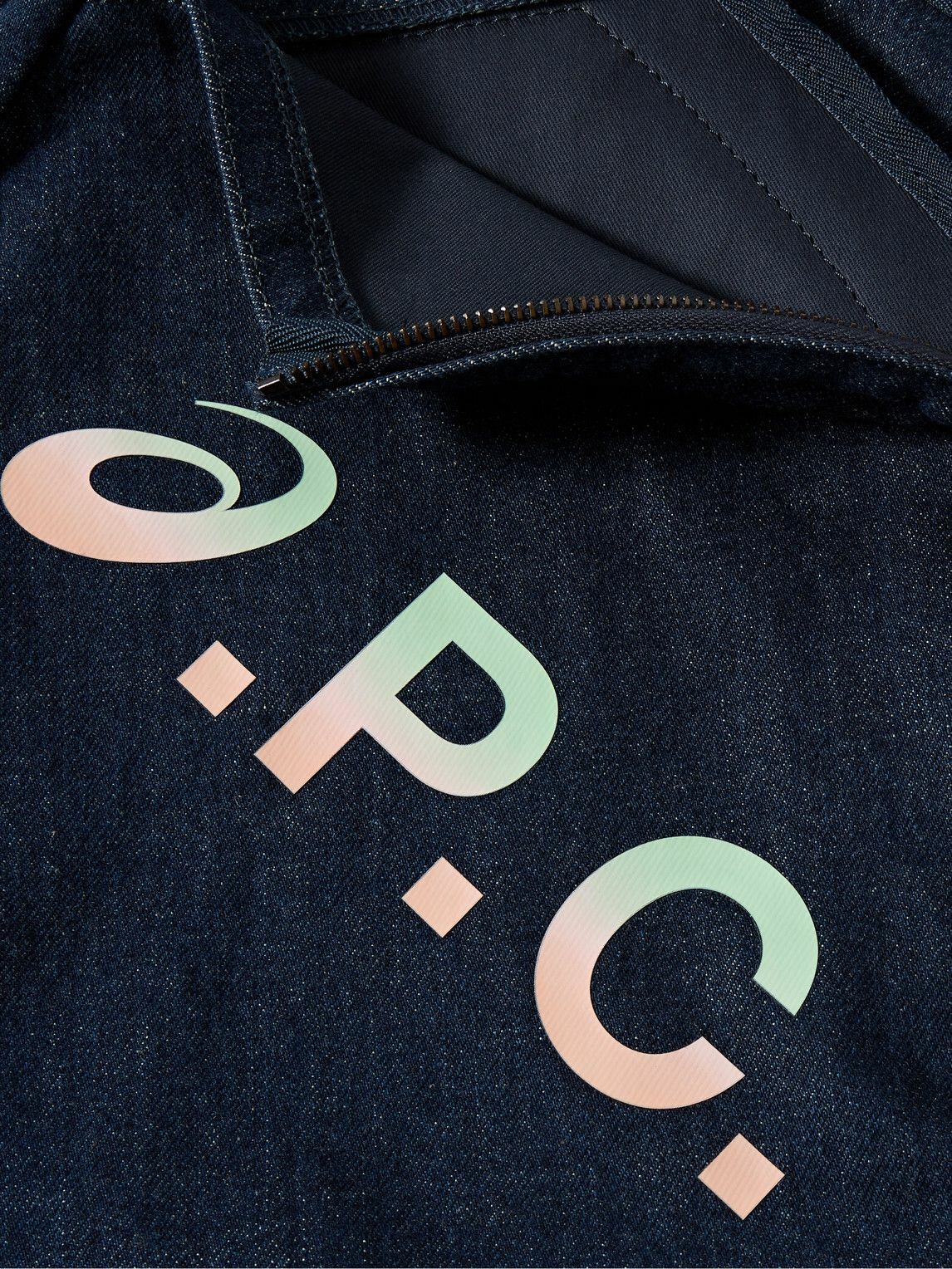 A.P.C. - ASICS Logo-Print Raquette Denim Tote Bag A.P.C.