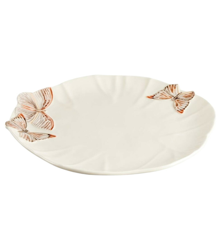 Photo: Bordallo Pinheiro Cloudy Butterflies set of 2 charger plates by Claudia Schiffer