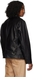 Schott Black 576 Leather Jacket