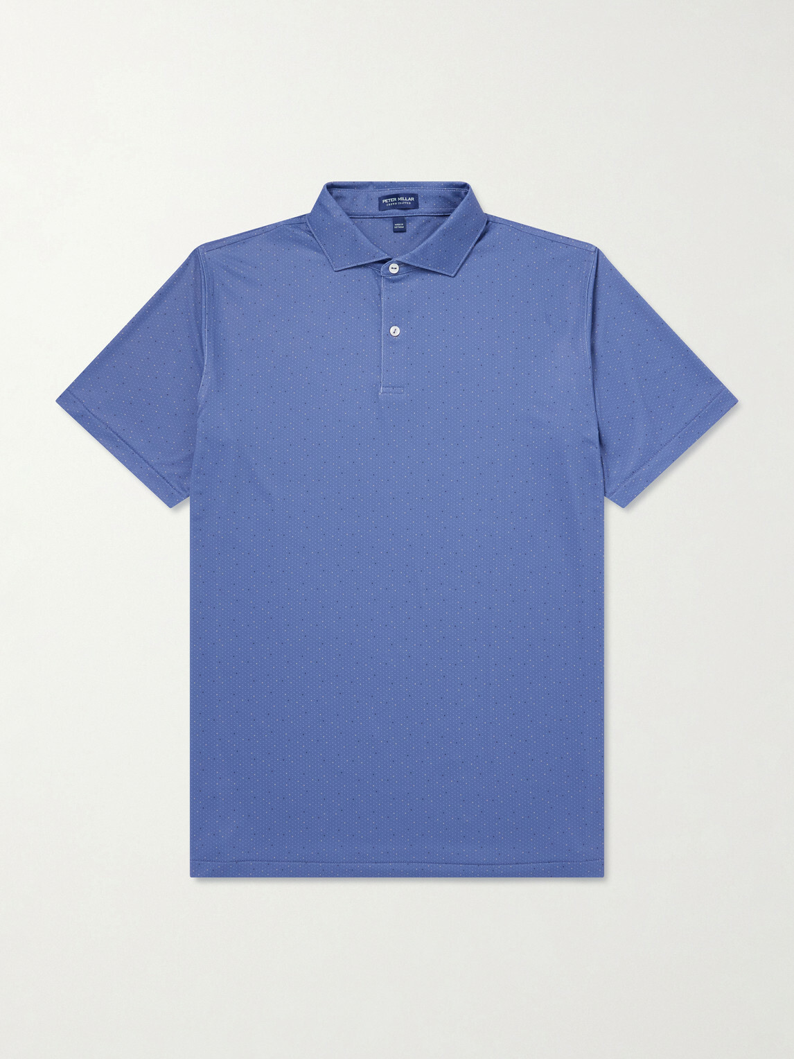 Peter Millar - Tenuto Printed Stretch-Jersey Polo Shirt - Blue