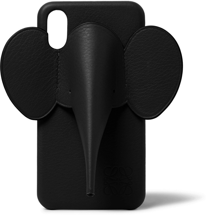 Photo: Loewe - Leather iPhone XS Case - Black