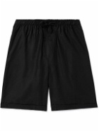 CDLP - Straight-Leg Lyocell Pyjama Shorts - Black