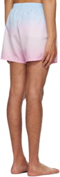 Balmain Pink Evian Edition Swim Shorts
