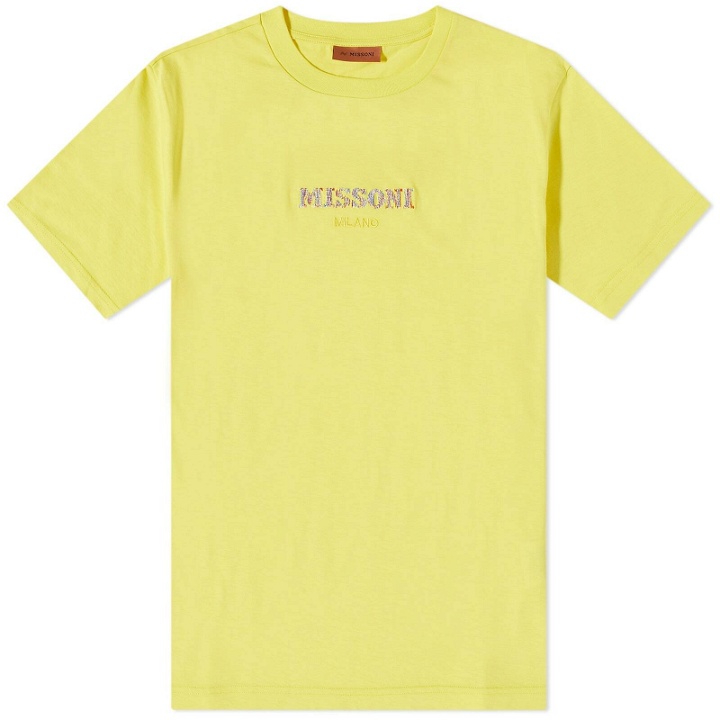 Photo: Missoni Men's Knit Logo T-Shirt in Multi