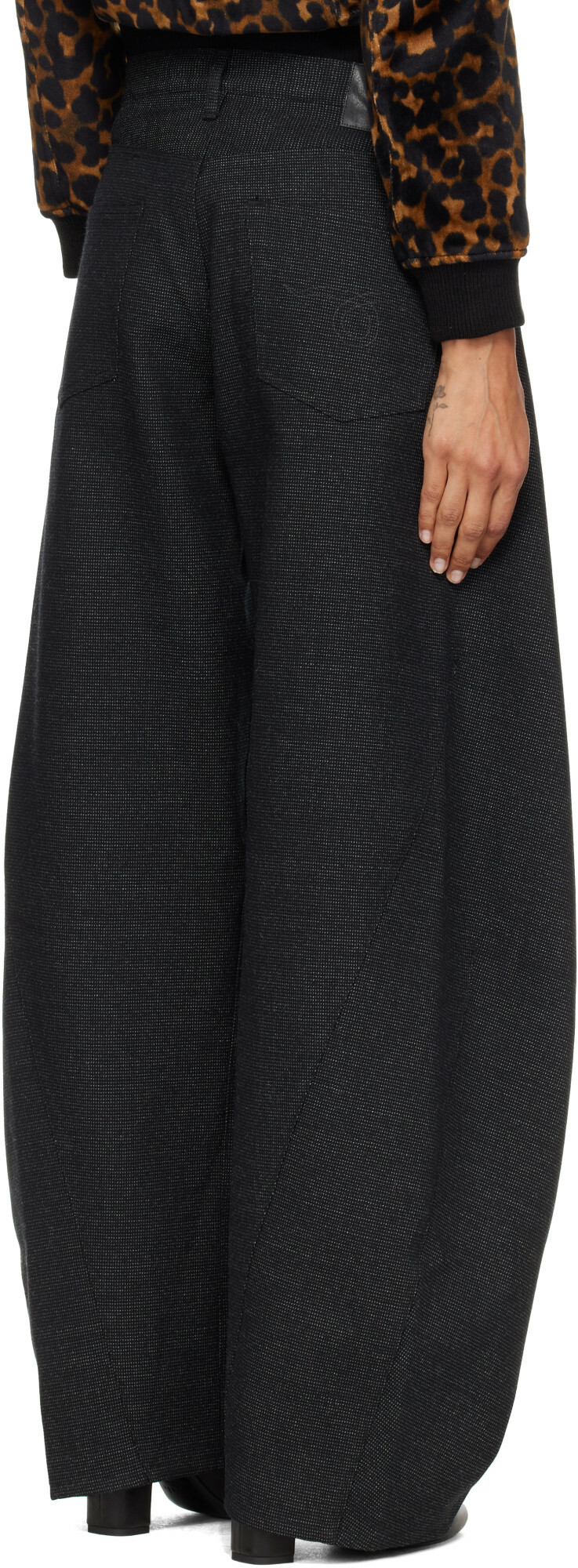R13 Gray Janine Trousers