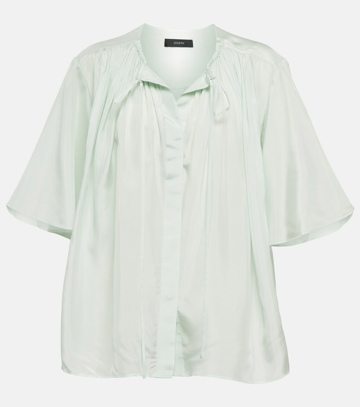 Joseph - Bristow gathered silk blouse Joseph